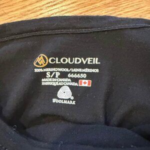 Cloudveil 💯 merino wool baselayer size small